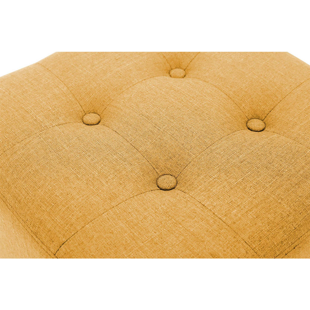 Thumbnail - CLP Sitzwürfel, Gelb, Textil, 45x46x45 cm, Wohnzimmer, Hocker, Sitzwürfel