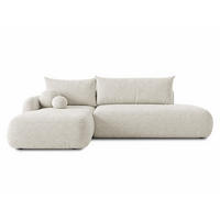 ECKSOFA Neto, Seite: Links - Schwarz/Weiß, Holz/Kunststoff (300/187cm) - Sofnet