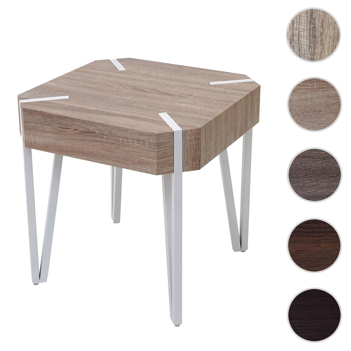 COUCHTISCH rechteck Eiche Dekor - Eichefarben, Holz (50/50/52cm) - MCW