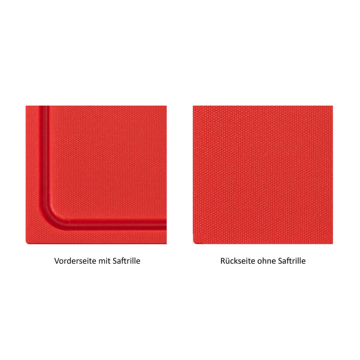 SCHNEIDEBRETT HDPE500 35x25x2 cm - Rot, Kunststoff (25/35cm) - Muvell