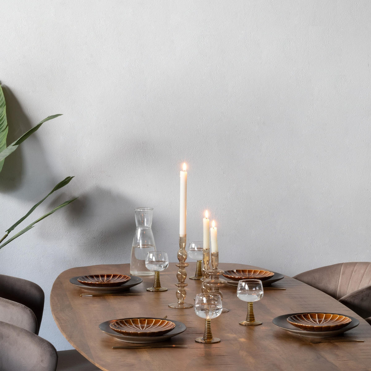 ESSTISCH oval aus Mangoholz 240cm, braun - Braun, Holz (240/100/76cm) - Giga Meubel