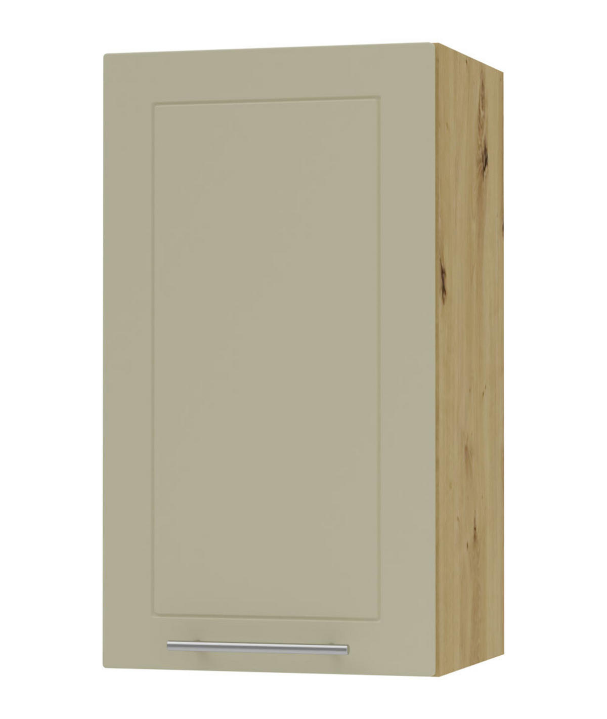 KÜCHENHÄNGESCHRANK Kvantum W2/40 Vanille Matt / Eiche Artisan Matt 40 / 32,5 / 72cm - Creme/Eiche Artisan, Holz/Holzwerkstoff (40/72/32.5cm) - Feldmann-Wohnen