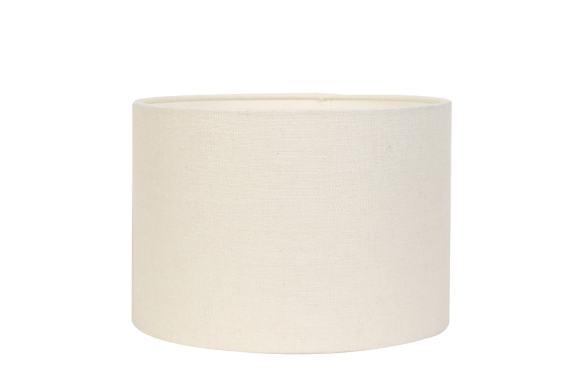 LAMPENSCHIRM Livigno Weiß Ø25/18 cm - Weiß, Textil (25/25/18cm) - Light & Living