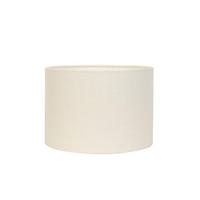 LAMPENSCHIRM Livigno Weiß Ø25/18 cm - Weiß, Textil (25/25/18cm) - Light & Living