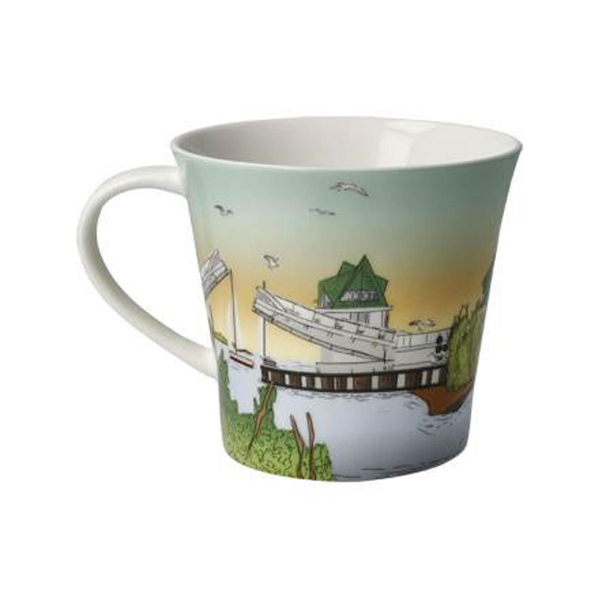 TEETASSE Scandic Home - Schlei, Fine Bone China - Multicolor, Keramik (0.35L) - Goebel