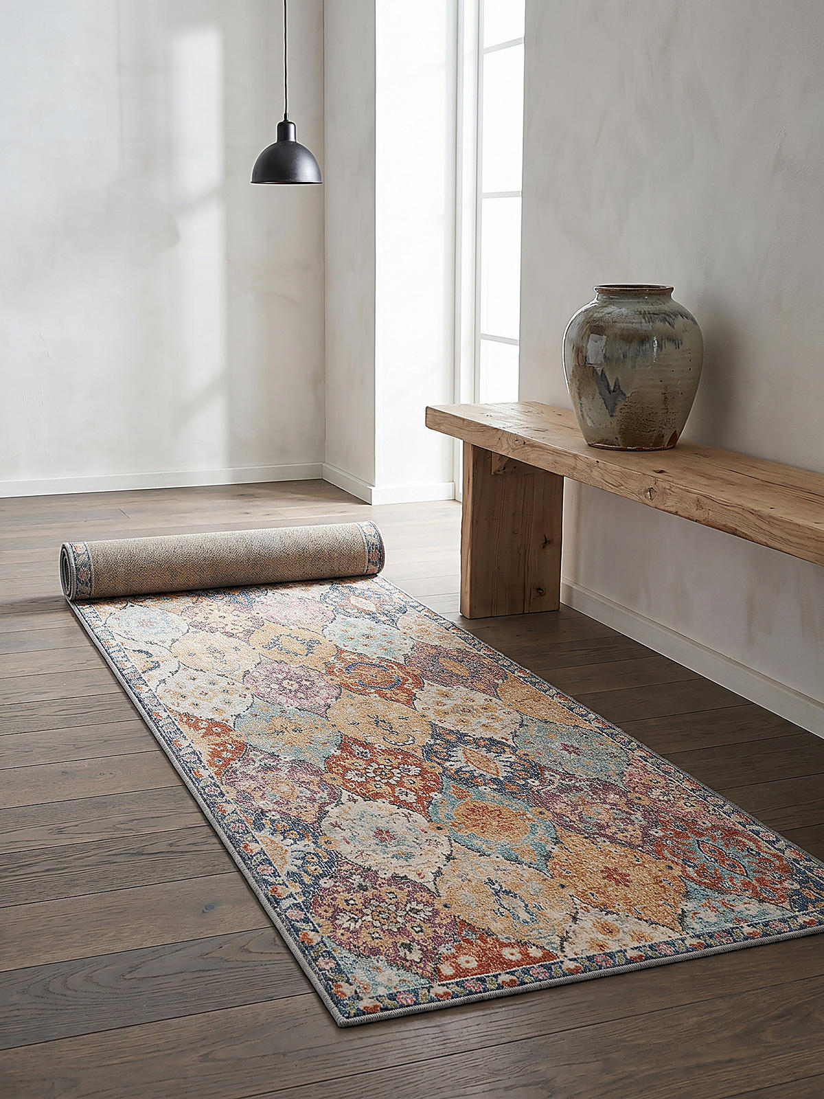 TEPPICH Outdoor Orientalisch LIMMAT Polypropylen Mehrfarbig 80 x 300 cm - Multicolor, Textil (80/300cm) - KADIMA DESIGN