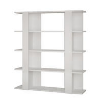 BÜCHERREGAL Tita Weiß 122/110/29 cm - Weiß, Holzwerkstoff (110/121.3/28.9cm) - Decortie