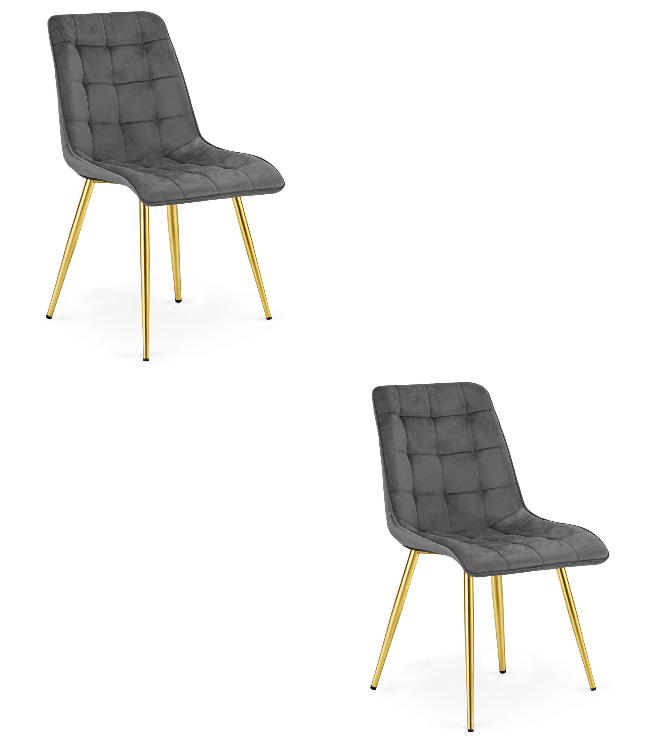 XXXLutz Stuhl Grau 49x59x60 cm