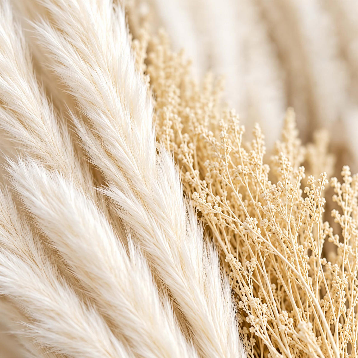 DEKOTRÁVY přírodní bílá fialová 144dílná-sada - různobarevná, textil (41cm) - Relaxdays