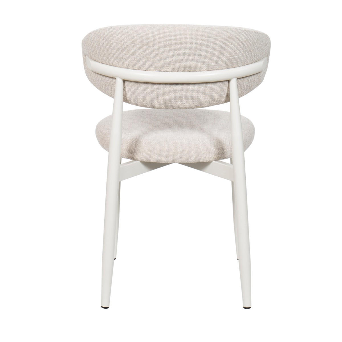 ESSZIMMERSTUHL 2er Set aus Stoff, beige - Beige, Textil/Metall (52/77/56cm) - Giga Meubel