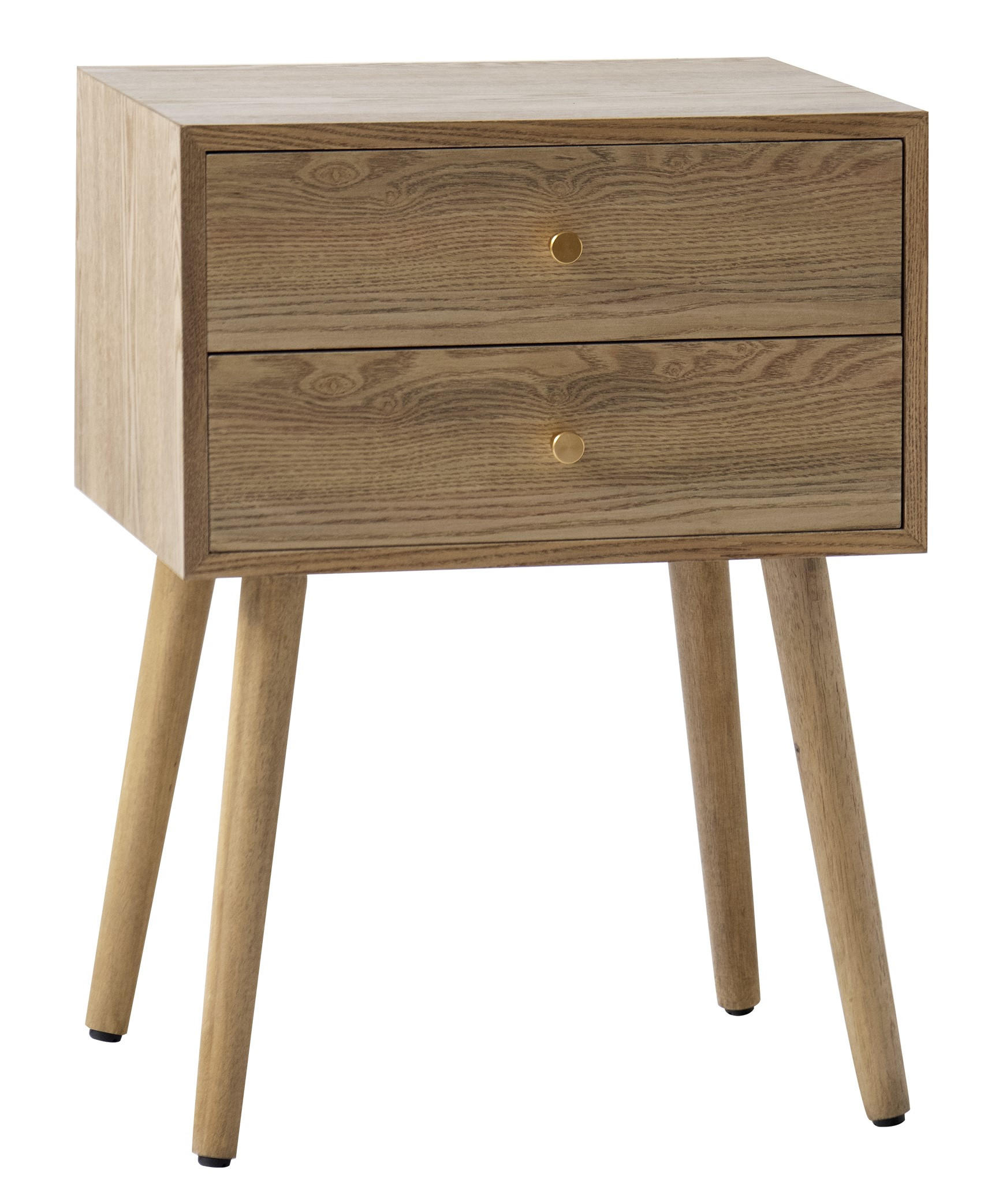 NACHTTISCH Rechteckig Braun 46 x 38 x 62 cm - Braun, Holz (46/62/38cm) - Nordlys