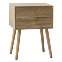 NACHTTISCH Rechteckig Braun 46 x 38 x 62 cm - Braun, Holz (46/62/38cm) - Nordlys
