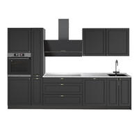 KÖK Fame-Line, Herrgård i antracitguld/antracit, 310 cm AP Marble - Antracit, Träbaserade material (310/206.8/60cm) - Vicco