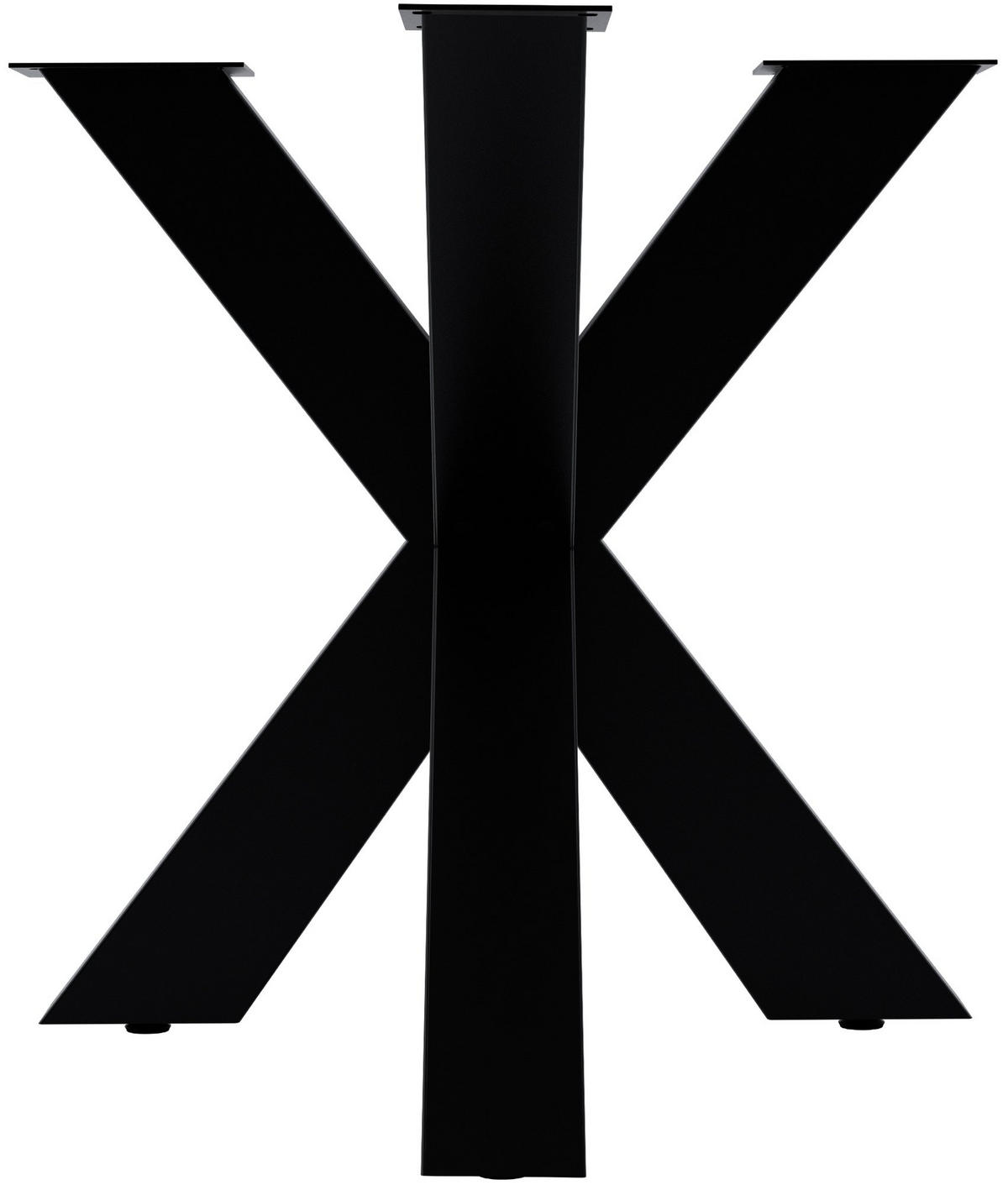 Schwarz, Metall (100/71/68cm) - CLP