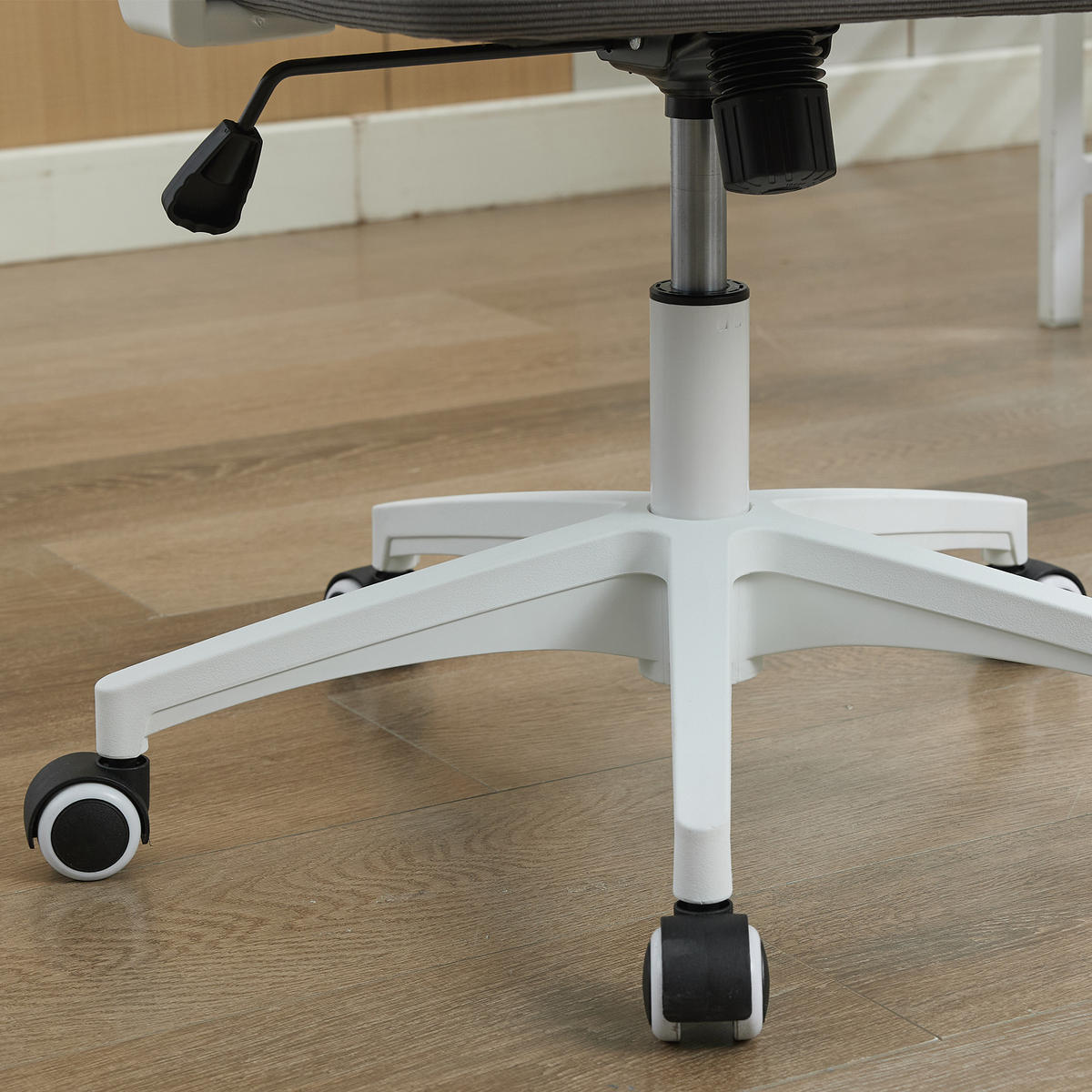 BÜROSTUHL Grau 58/65/108 cm - Grau, Metall (58/108/65cm) - PANGIVO
