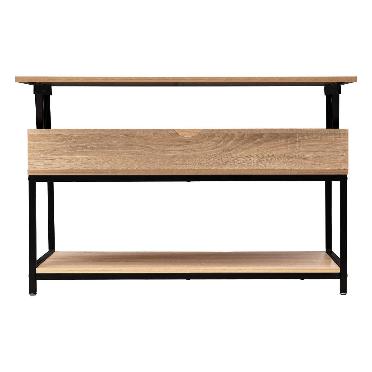 COUCHTISCH Aliaj 95/50/51 cm - Braun, Holzwerkstoff (95/50/51cm)