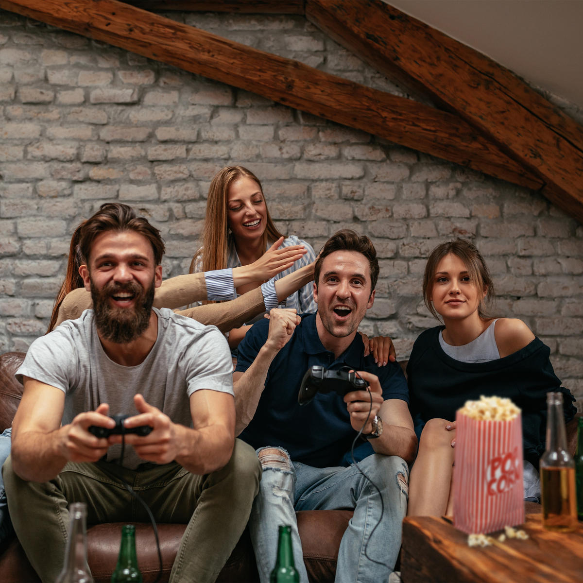 144 Popcorntüten - Multicolor, Papier (13/26/8cm) - Relaxdays