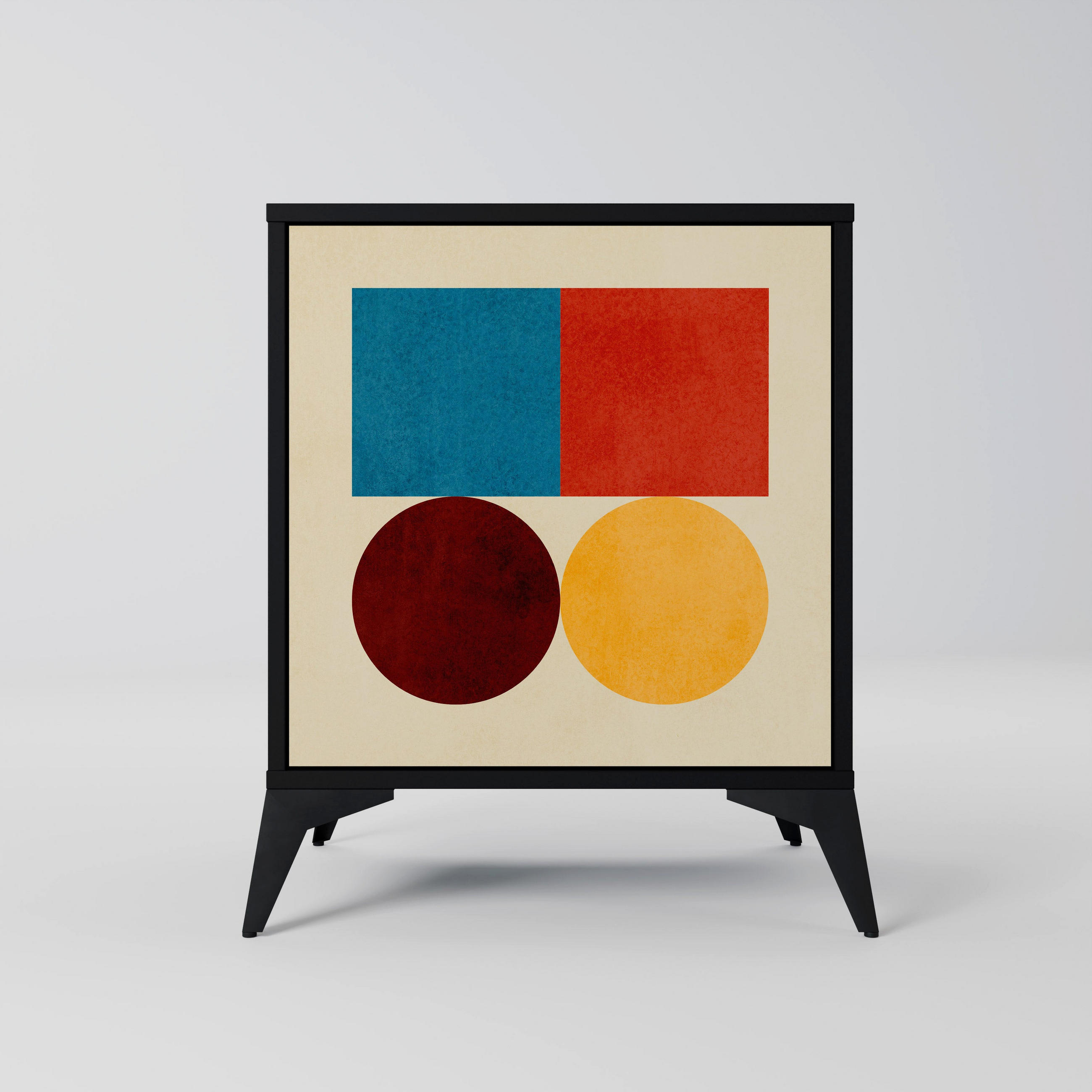 SpaceRebels Sideboard Schwarz 57.5x70.5x42 cm