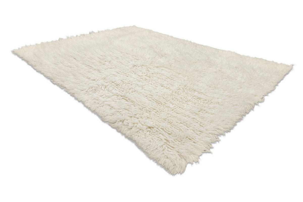 FLOKATI WOLLE 150/200 cm - Beige, Textil (150/200cm) - rugsX