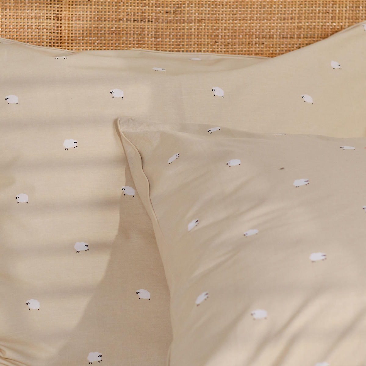 BETTWÄSCHE Sheeperiso - Beige, Textil (200/220cm) - home&you