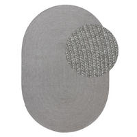 OUTDOORTEPPICH Nandi Grau 160x230 cm - Grau, Kunststoff/Textil (160/1cm) - KUNSTLOFT