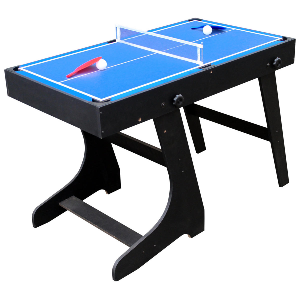 MULTI-SPIELTISCH - Schwarz, Holzwerkstoff (61/106.6cm) - Happy Garden