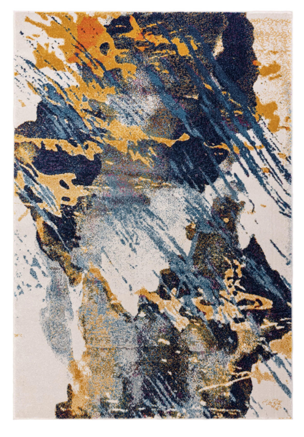 TEPPICH modern Flachgewebe AURAL Mehrfarbig 120 x 170 cm - Multicolor, Textil (120/170cm) - Novatrend