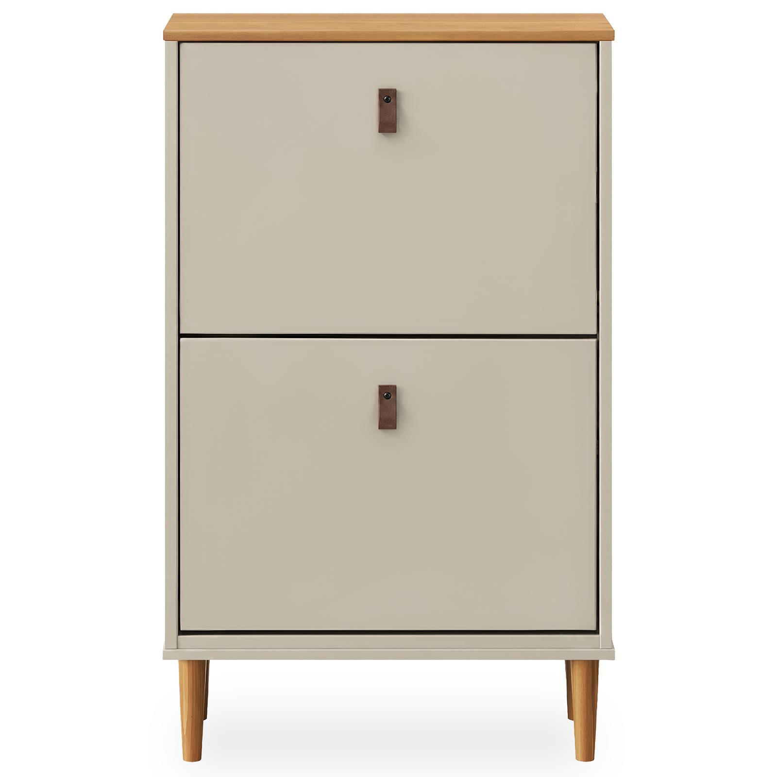 SCHUHKIPPER MIKKA Kaschmir/Eiche - Kaschmir/Eichefarben, Holz (59/96/25cm) - IDIMEX