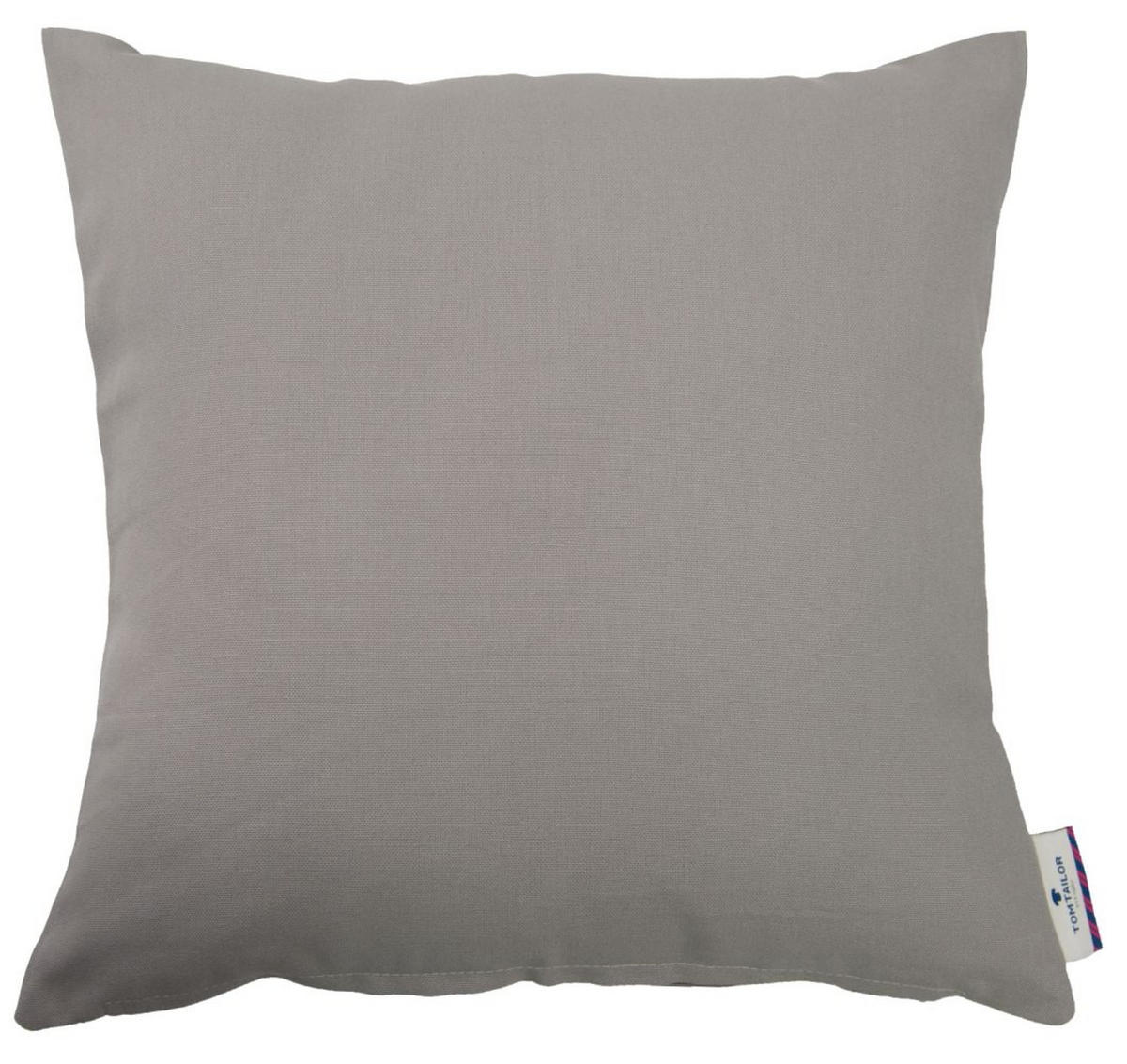 ZIERKISSENHÜLLE Dove grau 50x50cm - Grau, Textil (50/50cm) - Tom Tailor