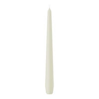 SPITZKERZEN Elfenbein 250 x 25 mm, 12 Stück - Beige, Paraffin (2.5/25/25cm) - Wiedemann Kerzen