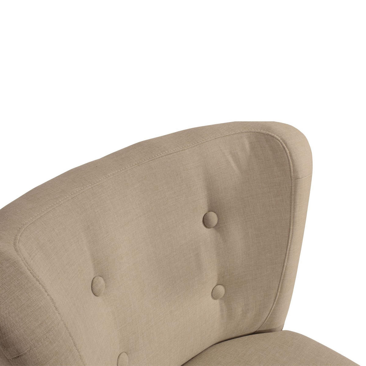 SESSEL Kassi Bezug Flachgewebe Buche schwarz / sahara - Sahara, Kunststoff (69/80/68cm) - 58aufmkessel
