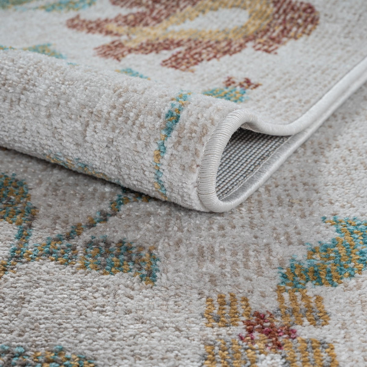TEPPICH Outdoor Vintage LIMMAT Polypropylen Creme 80 x 150 cm - Beige, Textil (80/150cm) - KADIMA DESIGN