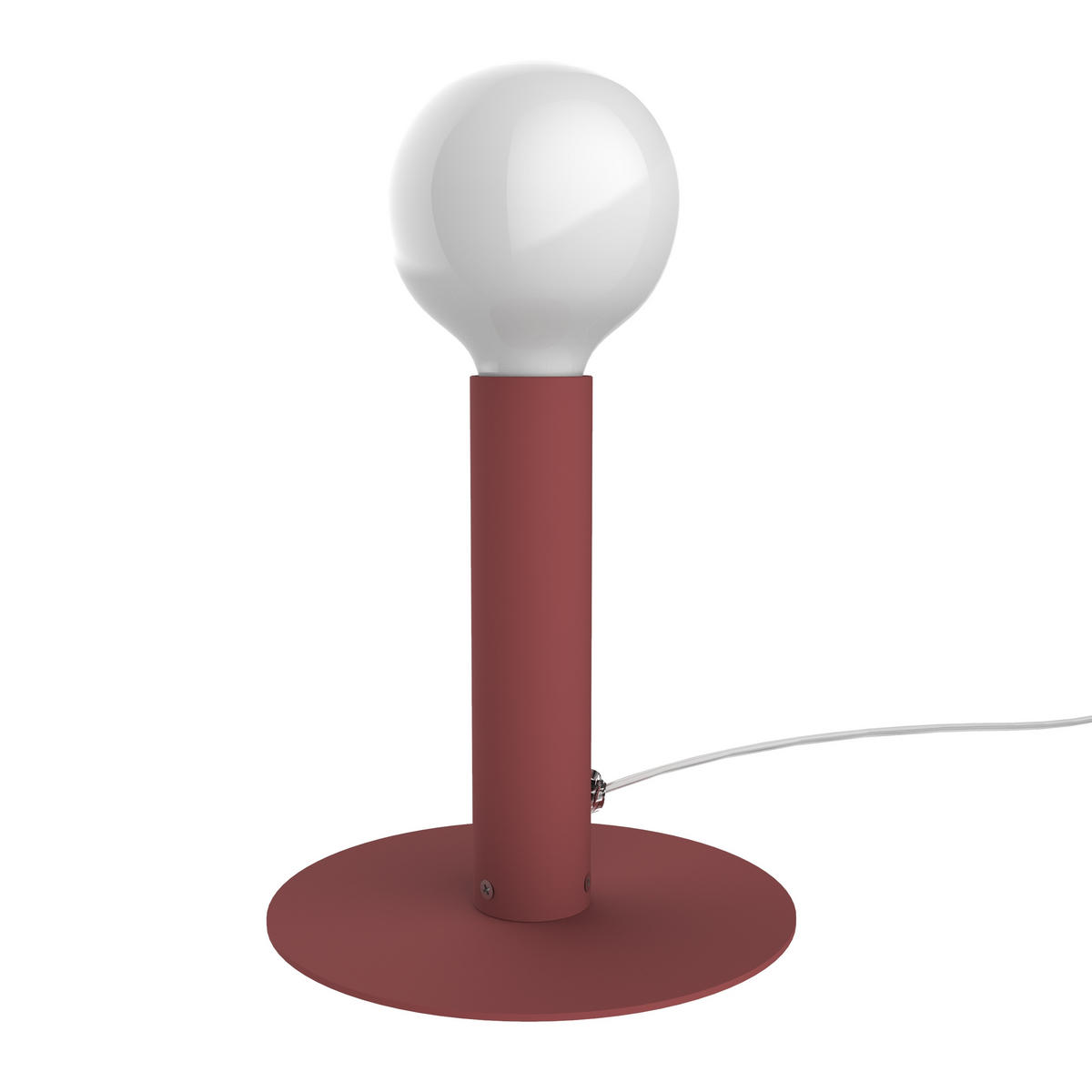 TISCHLEUCHTE - Rot, Metall (4/4/20cm) - Lumicom