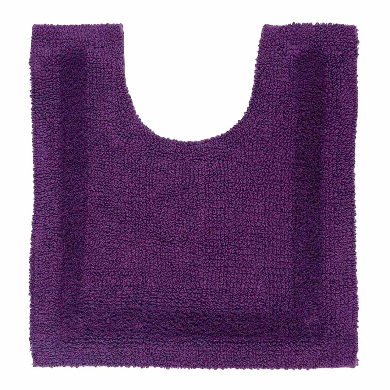 WC-VORLEGER 50/55 cm, 100% Baumwolle, wendbar - Lila, Textil (50/55cm) - Homescapes