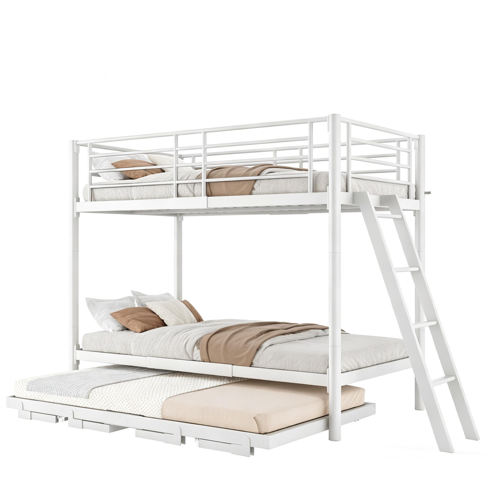 Modfu Etagenbett Weiß 90x200 cm