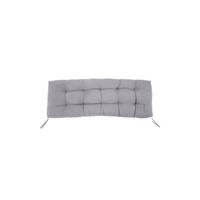 SITZKISSEN für Gartenbänke aus Polyester PP-Baumwolle in Hellgrau Leicht und tragbar 120 cm B x 50 cm T - Grau, Textil (50/40/120cm) - Livingandhome