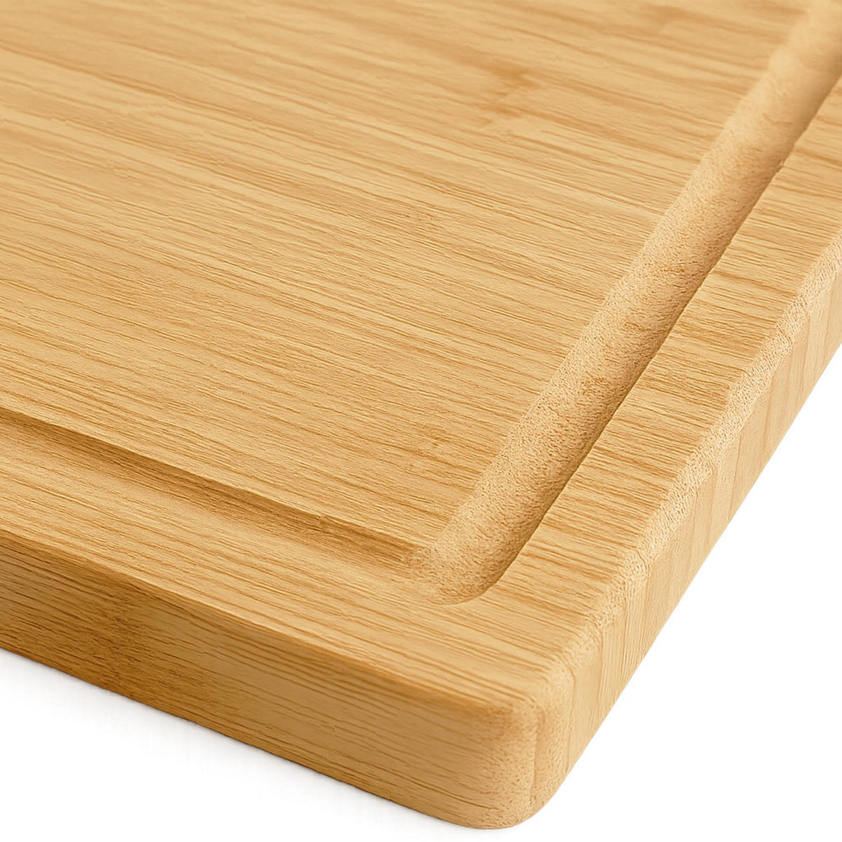 SCHNEIDEBRETT eckig 45/30/2 cm Holz Natura - Eukalyptusholzfarben, Holz (45/30cm) - CLP