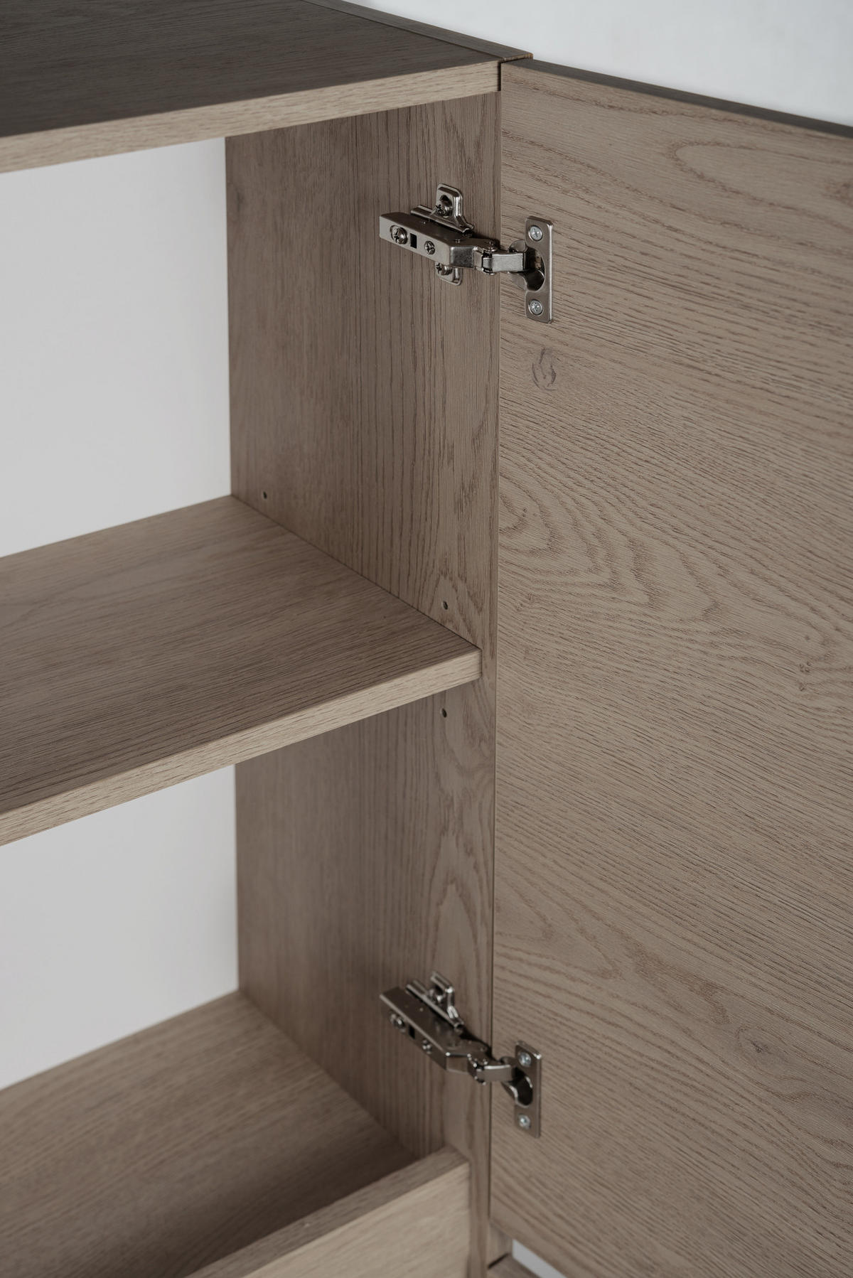 BADEZIMMERSCHRANK, Farbe: helle Eiche, 35 x 136 x 27 cm - Beige, Holzwerkstoff (35/136/27cm) - 3XE LIVING