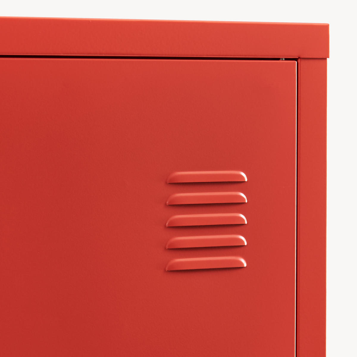 EINZELSPIND Kurikka - Rot, Metall (38/137/38cm) - [en.casa]