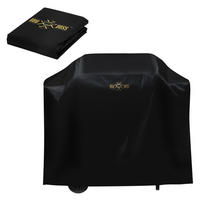 GRILLABDECKUNG - Schwarz, Metall (71/112/152cm) - BBQ Boss