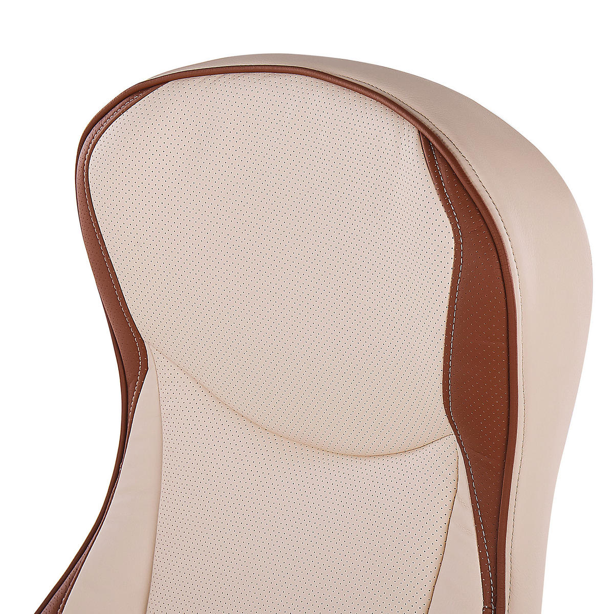 BÜROSTUHL Kunstleder Beige Felicity - Beige, Kunststoff/Textil (63/117/63cm) - Beliani
