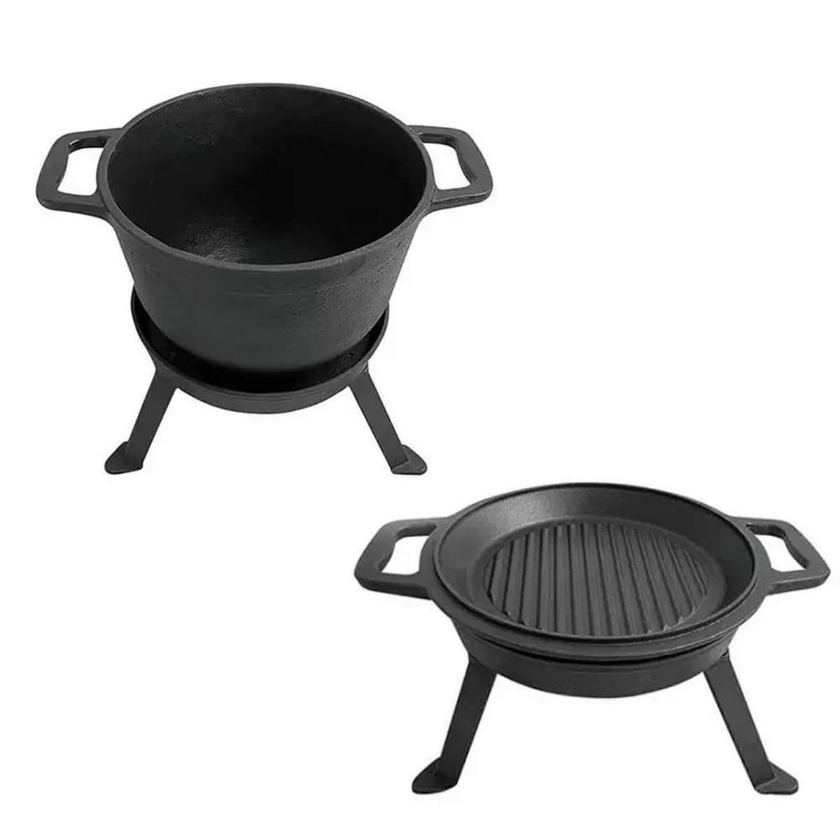 TOPF Schwarz 24/24/35 cm KH1733 - Schwarz, Metall (24cm) - Kinghoff 