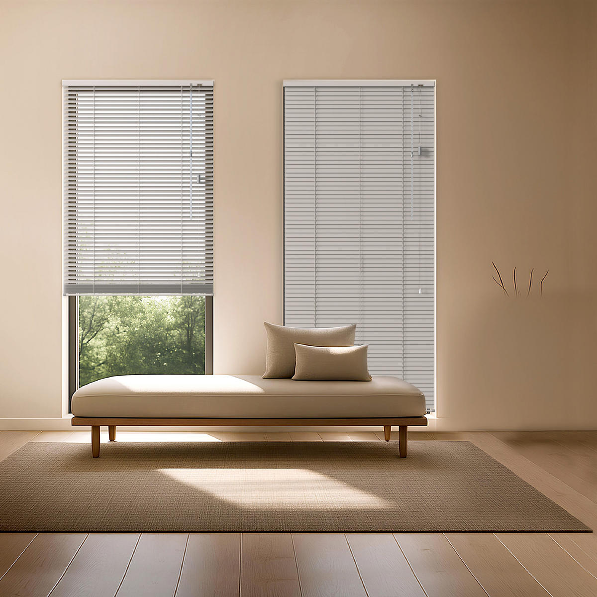 ALU-JALOUSIE SolDecor JA2 90x175cm Hellgrau matt - Dunkelgrau, Metall (90cm) - Sol Royal
