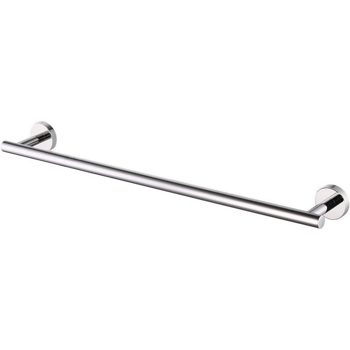 HANDTUCHHALTER 60 cm poliert Edelstahl SUS304 Wandmontage - Silberfarben, Metall (7/5/60cm) - LUXUSKOLLEKTION