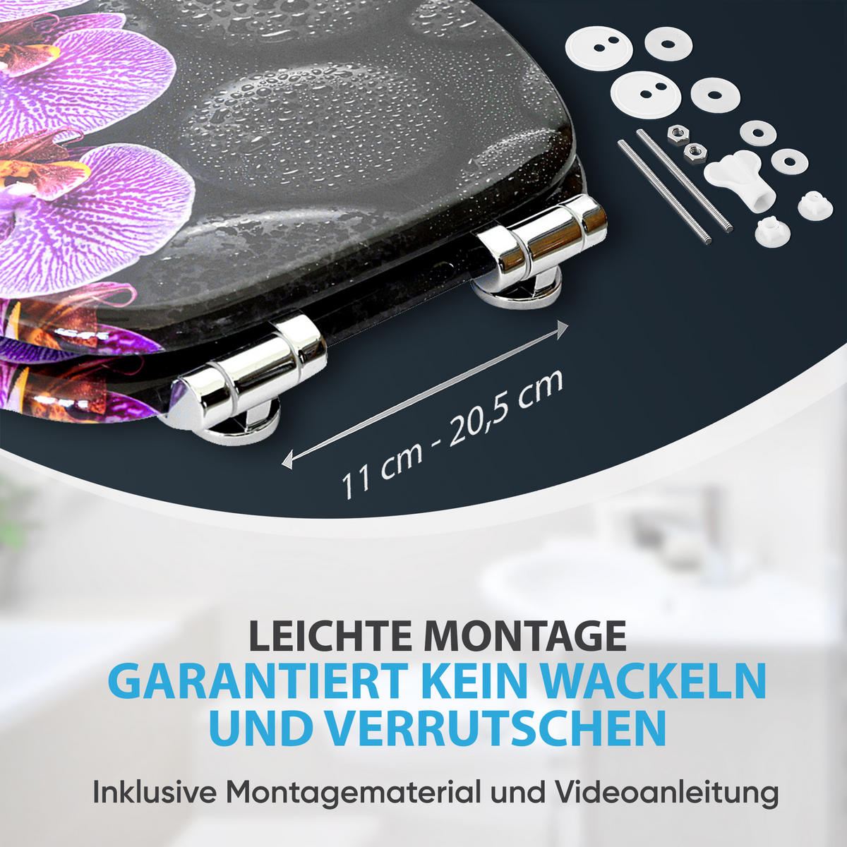 WC-SITZ mit Absenkautomatik Madeira - Violett, Holzwerkstoff (38/6/47cm) - Sanilo