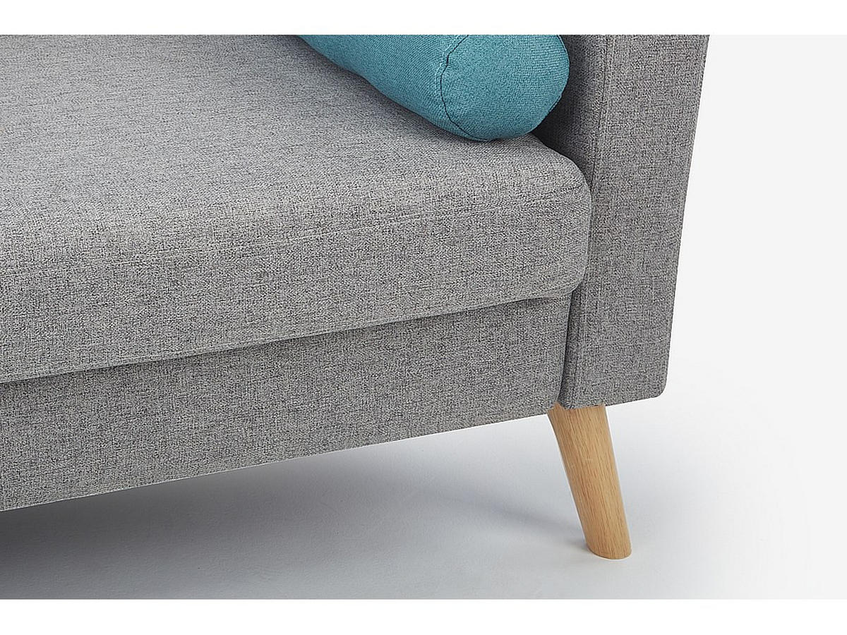 SOFA - 2 Personen - stoff - grau Tatum - Grau, Textil (130/83/81cm) - Vente-Unique