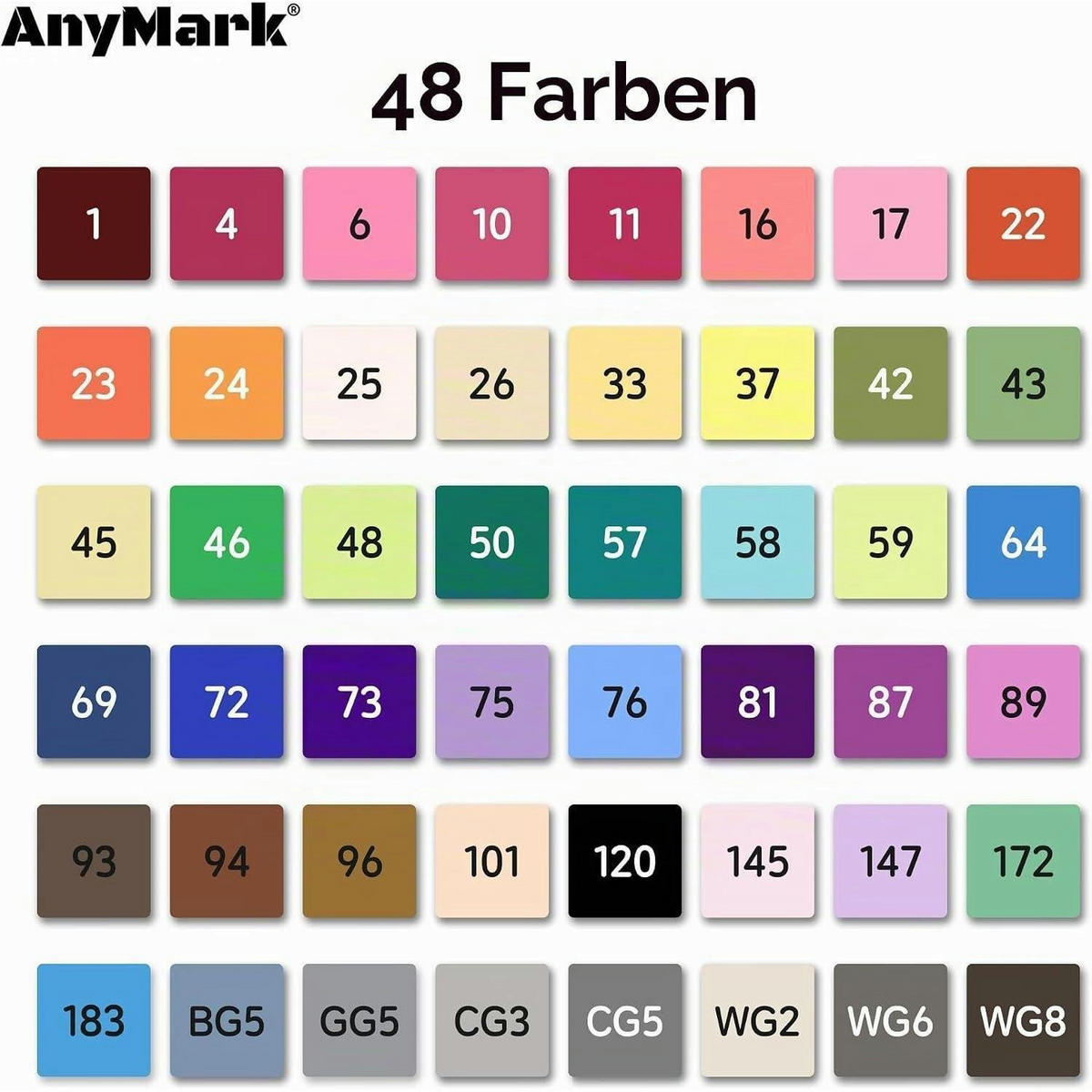 MARKER-SET 48 Farben Twin Tip mit Tragetasche - Multicolor, Kunststoff (15/10.5/16.5cm)