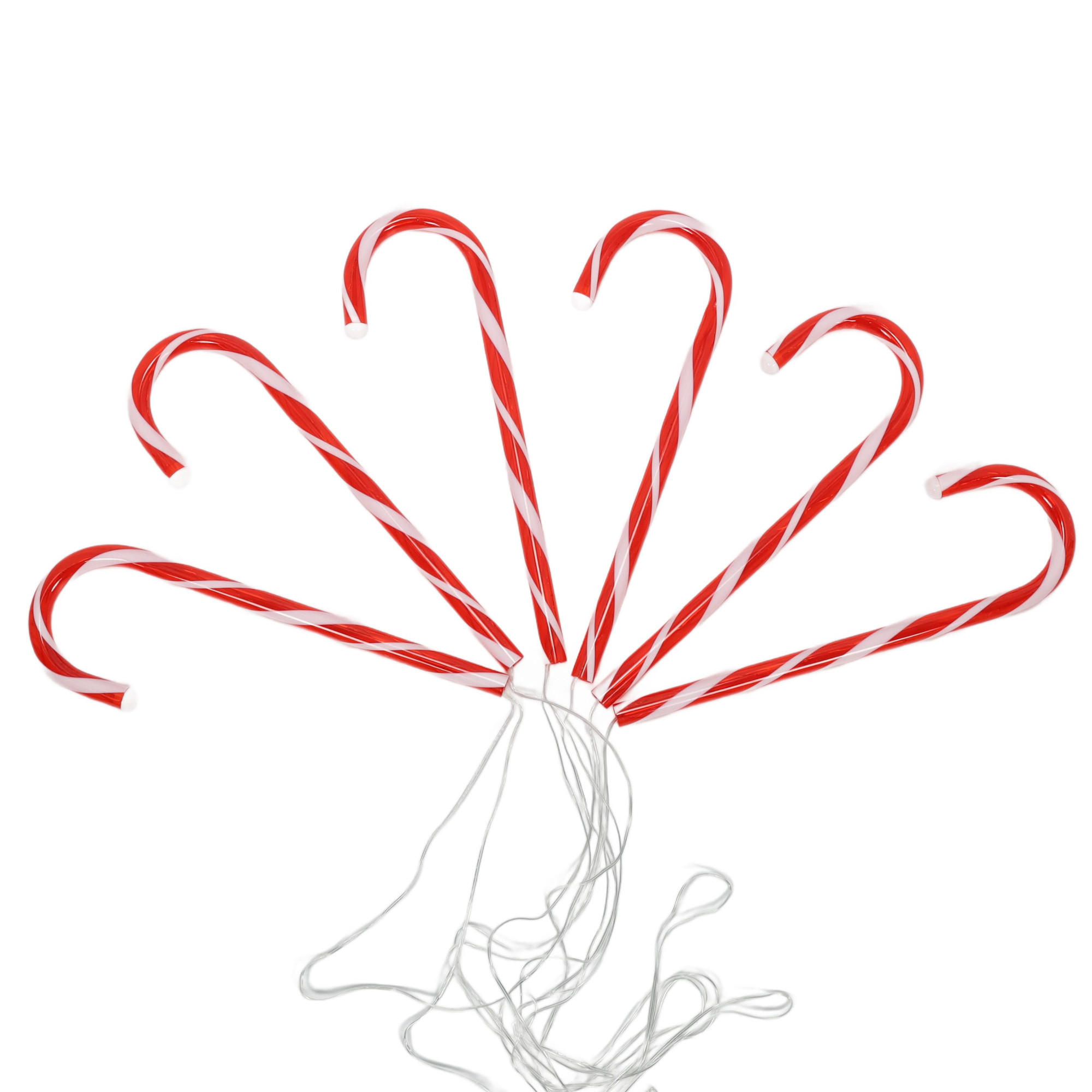 Home Styling Collection Weihnachtslampen Rot 1.8x47x1.8 cm