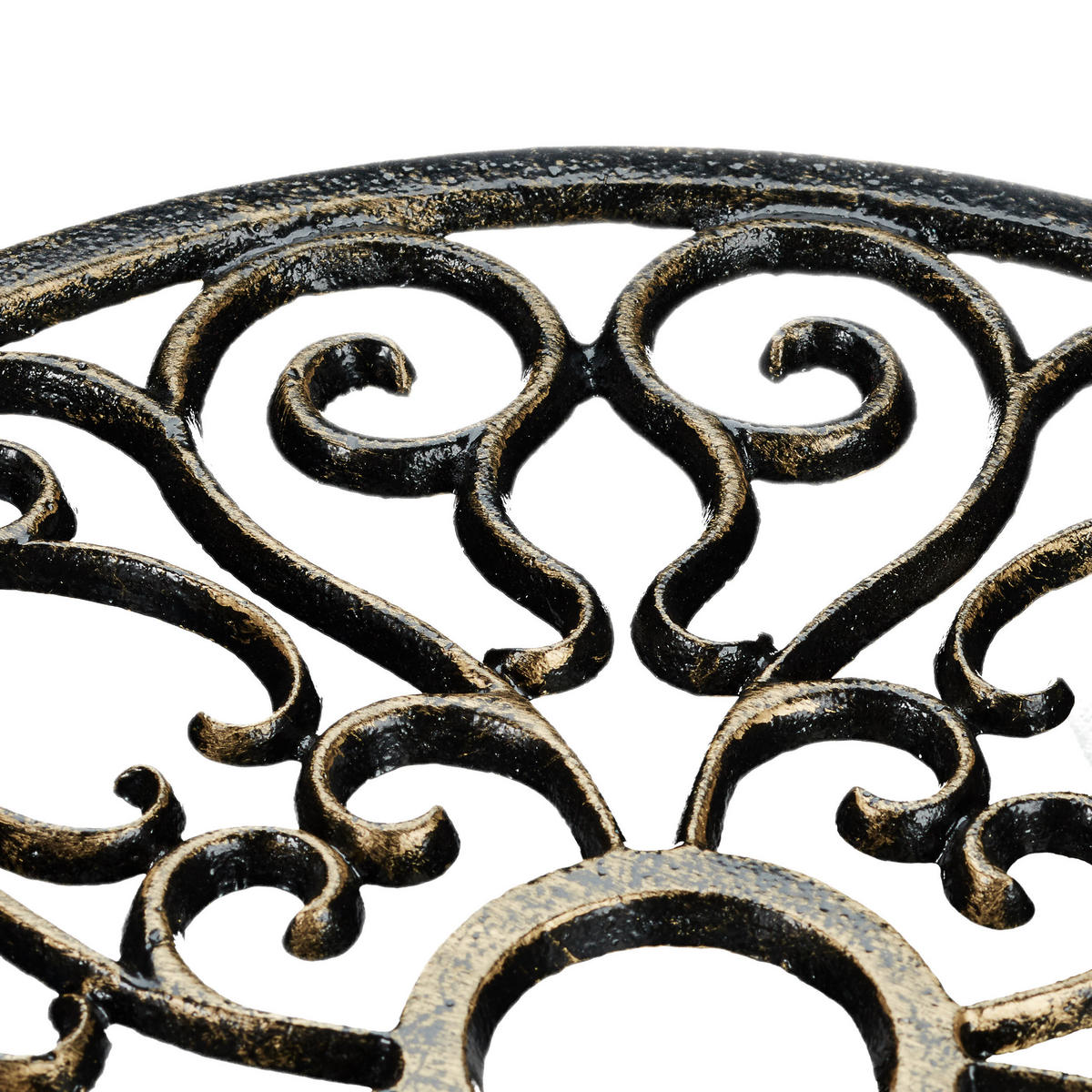 PFLANZENROLLER - Braun, Kunststoff/Metall (33.5/7.5/33.5cm) - Relaxdays