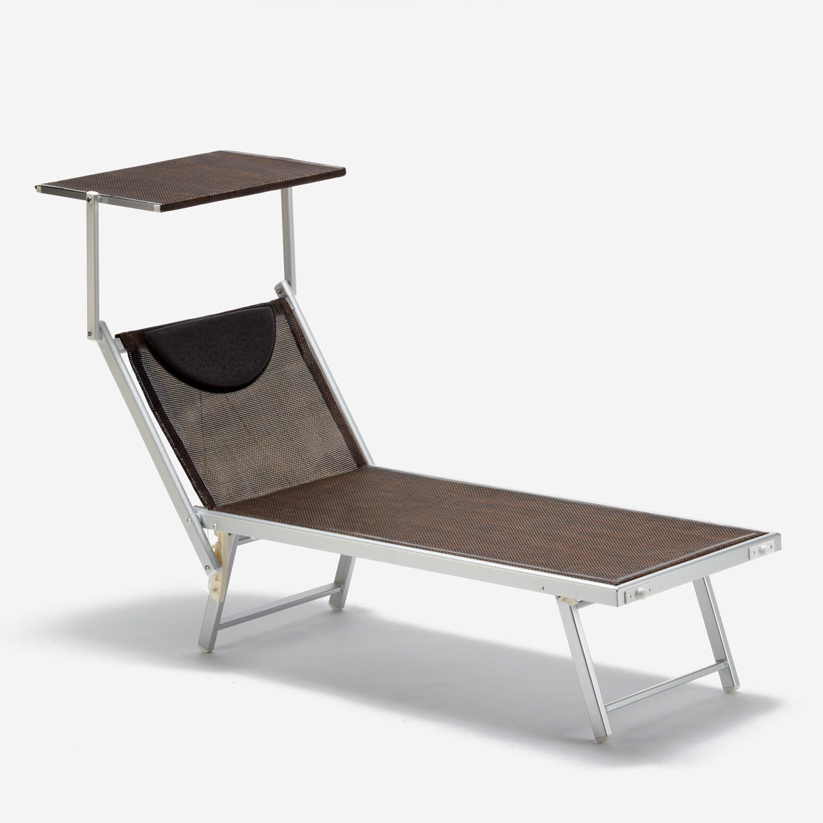 Pasmara Liegestuhl Braun 73x38x182 cm